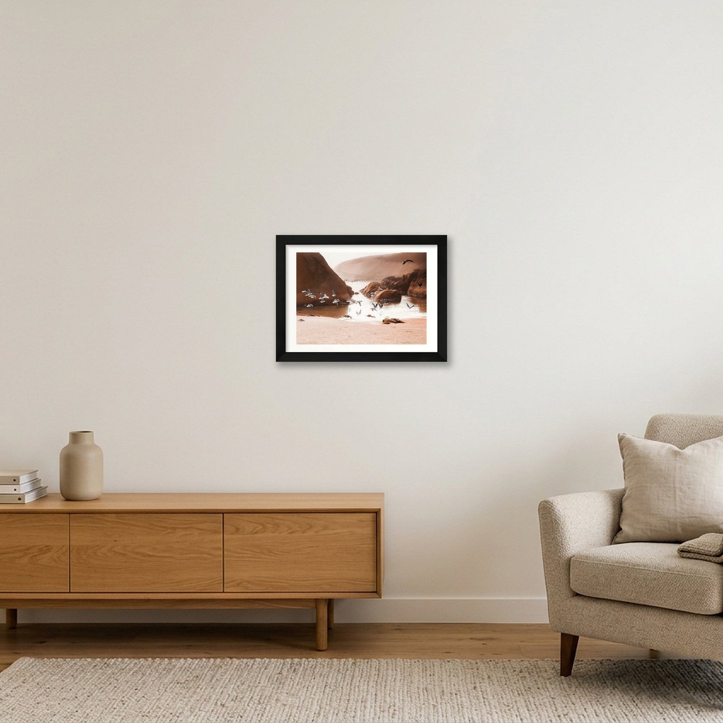 457 — A4 (30×21cm, 12×8") Black Frame