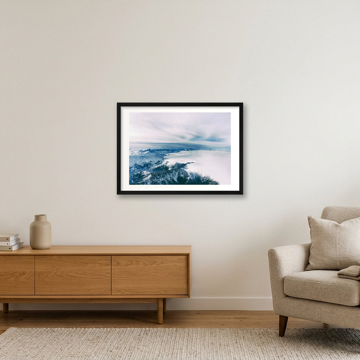 451 — 59×42cm, 23×17" Black Frame