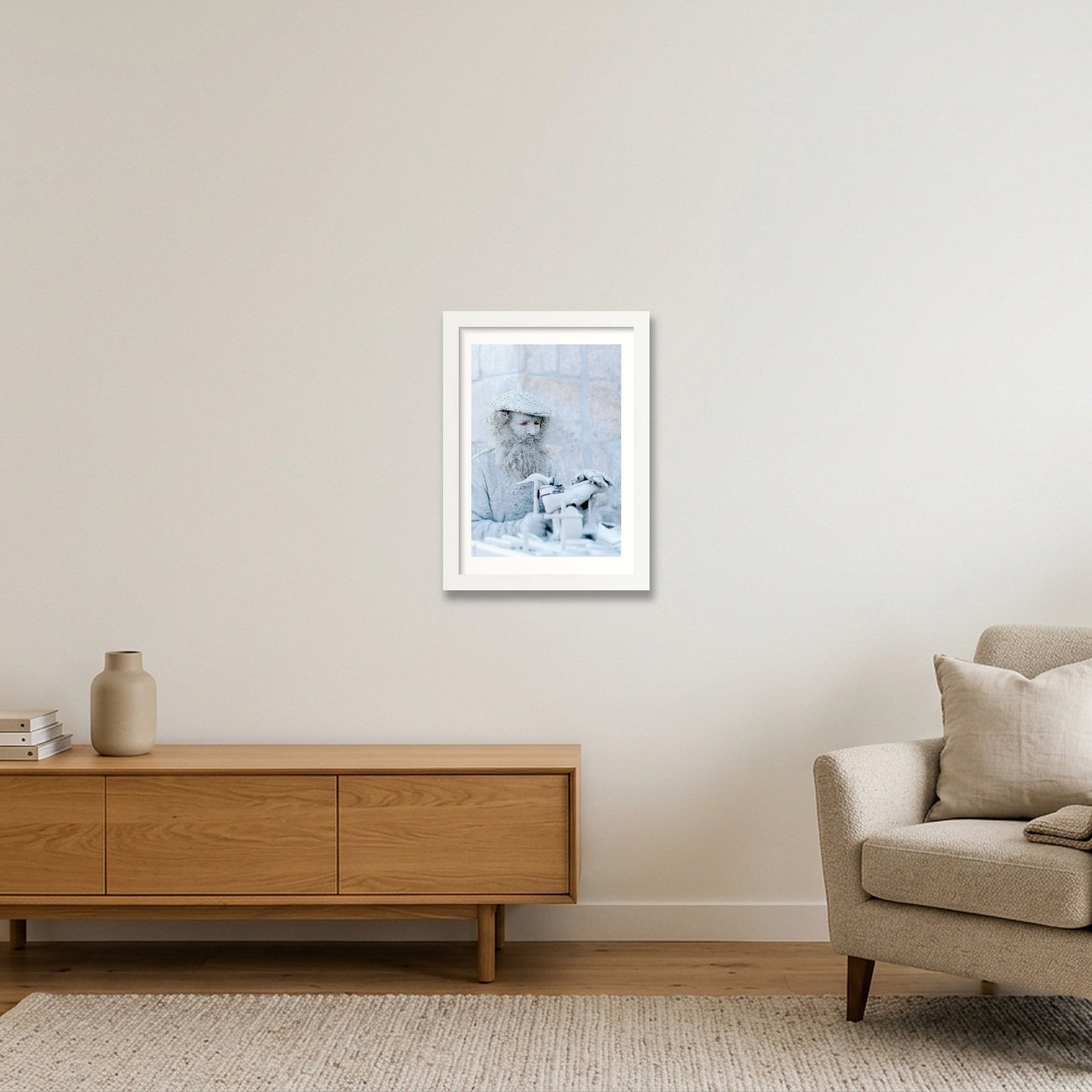 422 — A4 (21×30cm, 8×12") White Frame