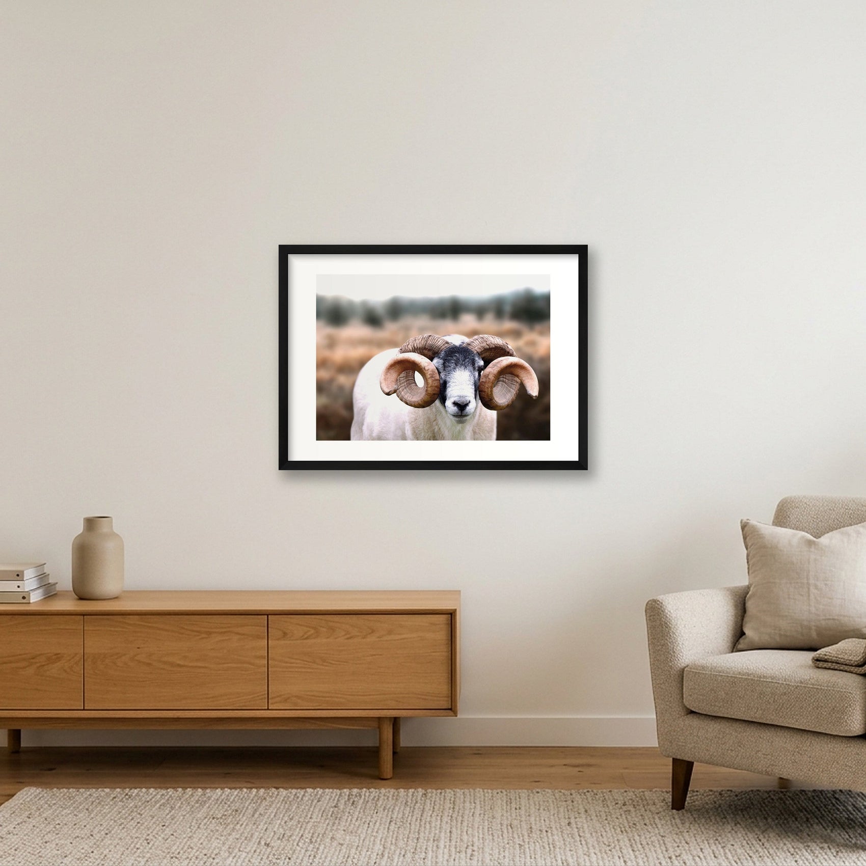 1589 — 59×42cm, 23×17" Black Frame