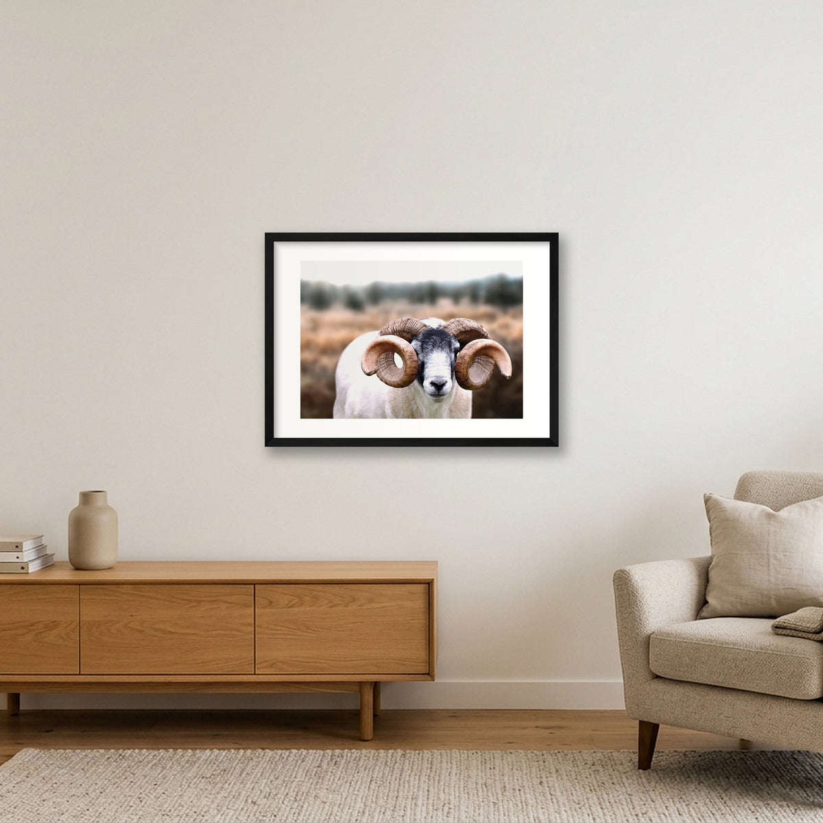 1589 — 59×42cm, 23×17" Black Frame