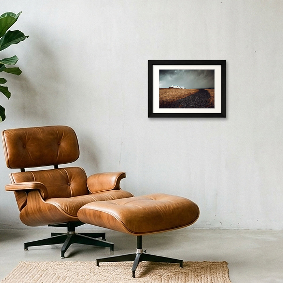 125 — A4 (30×21cm, 12×8") Black Frame