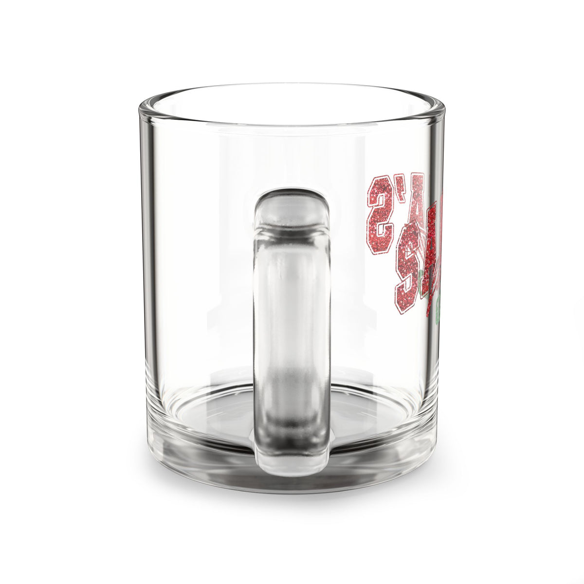 Christmas Teacher Glass Mug Gift For Educator Clear Coffee Cup Present For Friend Holiday Drinkware Classroom Keepsake Appreciation Day Item