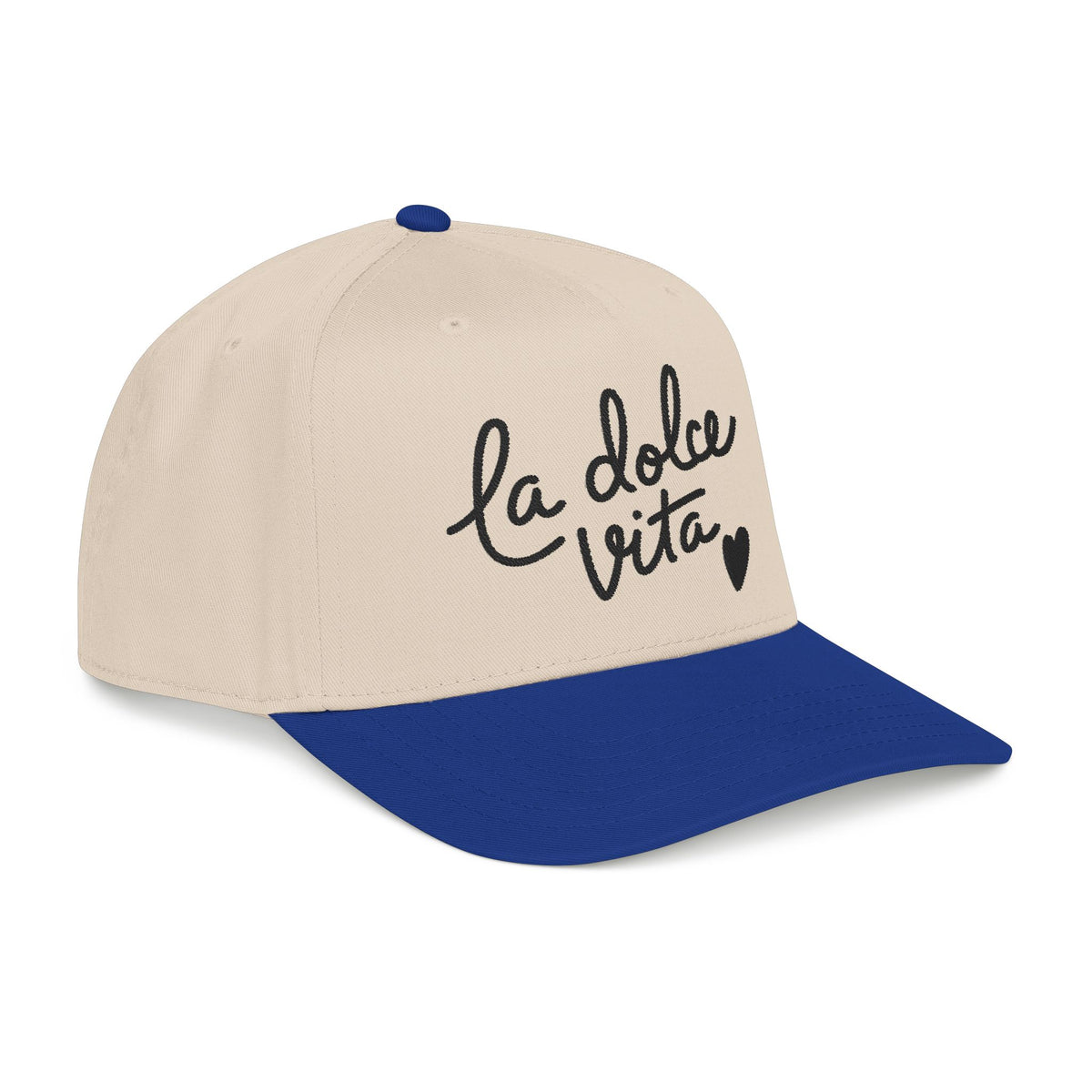 La Dolce Vita Embroidered Italian Hat Amalfi Coast Souvenir Cap Mediterranean Vacation Aesthetic Travel Gift Cap For Traveler Gift Italy