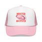 Funny Oyster Trucker Hat For Woman Fashion Coastal Humor Cap Beach Vacation Snapback Seafood Lover Gift Mesh Summer Fishing Party Accessory