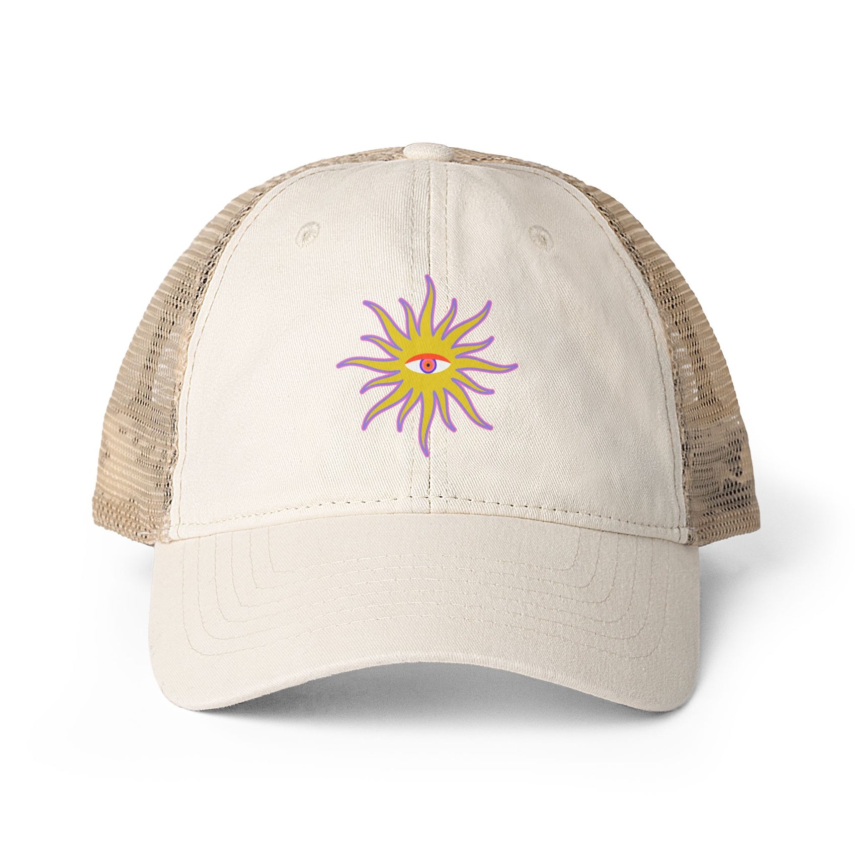 Purple Sun Hat For Summer Festival Outfit Cute Hat for Women Gift For Travel Outfit Cap Breathable Mesh Back Casual Hat Gift for Her