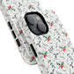 Holly Berry Christmas Phone Case Gift For Sister Magnetic iPhone Cover Winter Botanical Pattern Tough Protective Accessory For Her Style
