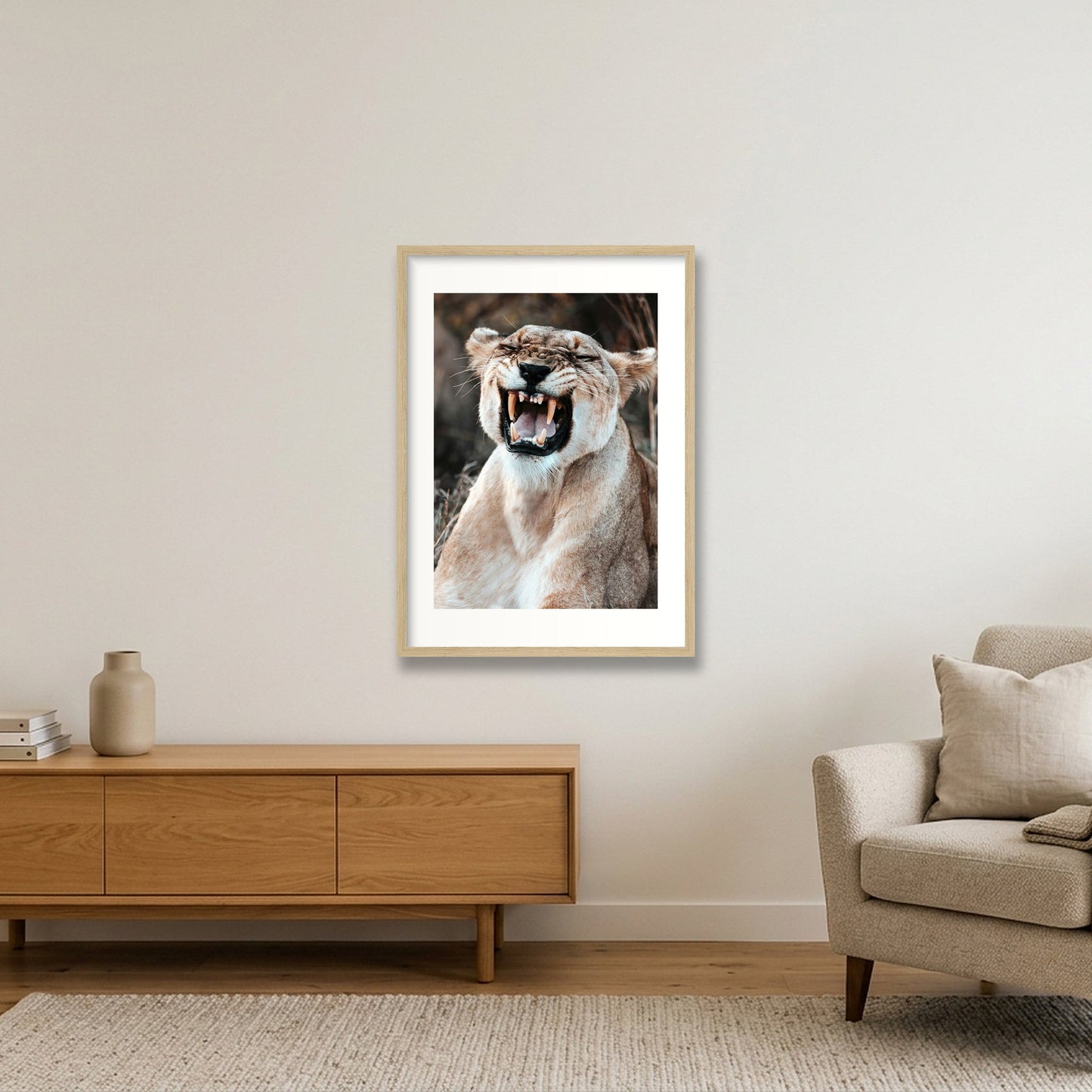 1808 — 42×59cm, 17×23" Oak Frame