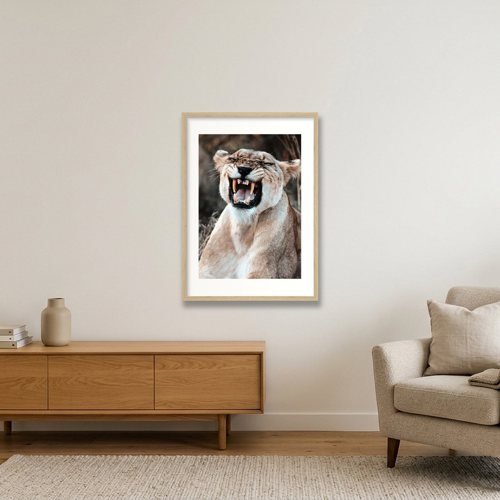 1808 — 42×59cm, 17×23" Oak Frame
