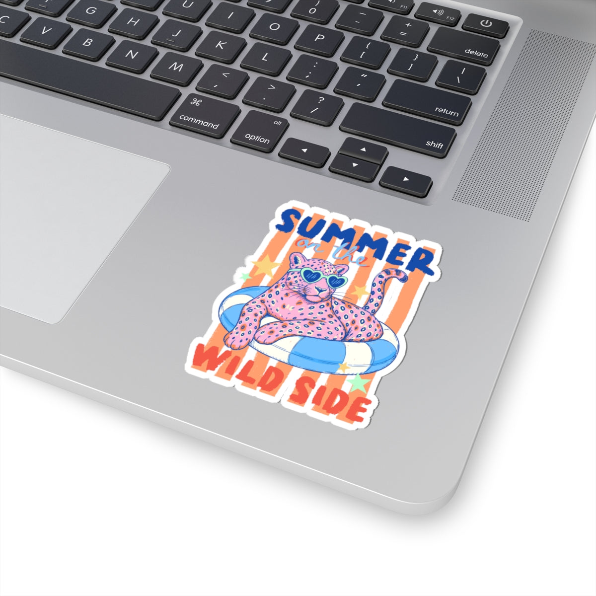 Leopard Sticker Teen Gift Summer Vacation Decal Pool Party Favor Tropical Animal Present For Her Beach Trip Accessory Wild Cat Keepsake