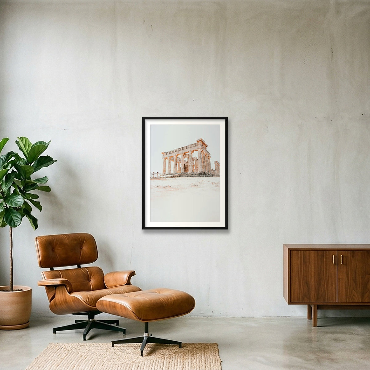 716  — 60×80cm, 24×31" Black Frame