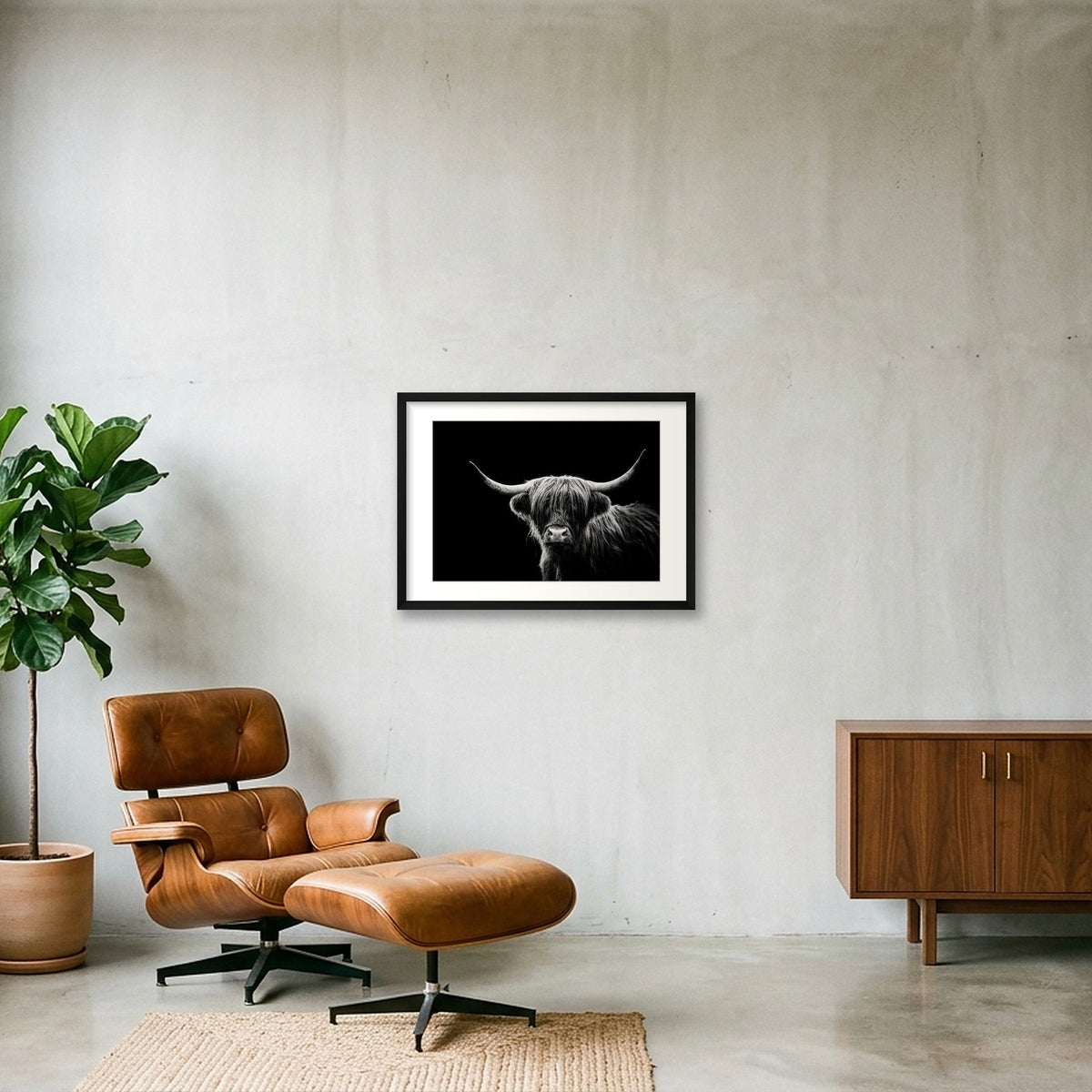 106 — 59×42cm, 23×17" Black Frame
