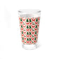 Christmas Tree Mixing Glass Gift For Couple Holiday Cocktail Cup Present For Friends Holly Bow Barware Festive Winter Drink Vessel Keepsake