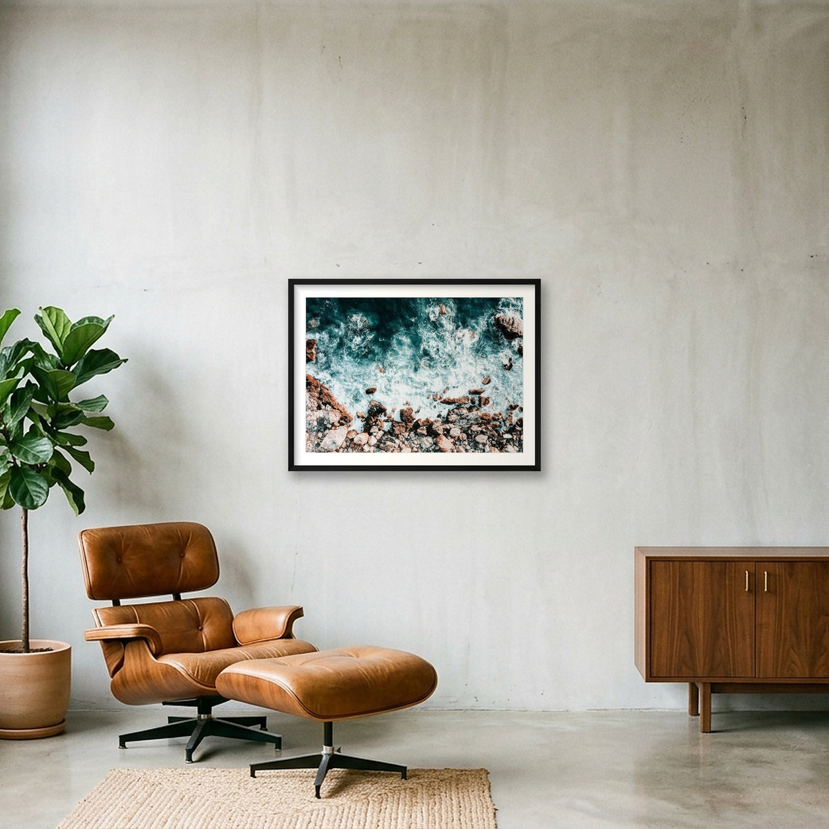 288  — 80×60cm, 31×24" Black Frame