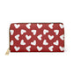 Heart Print Purse Romantic Gift For Wife Cute Wallet Summer Accessory Galentine Present Date Night Clutch Sweet Everyday Travel Organizer