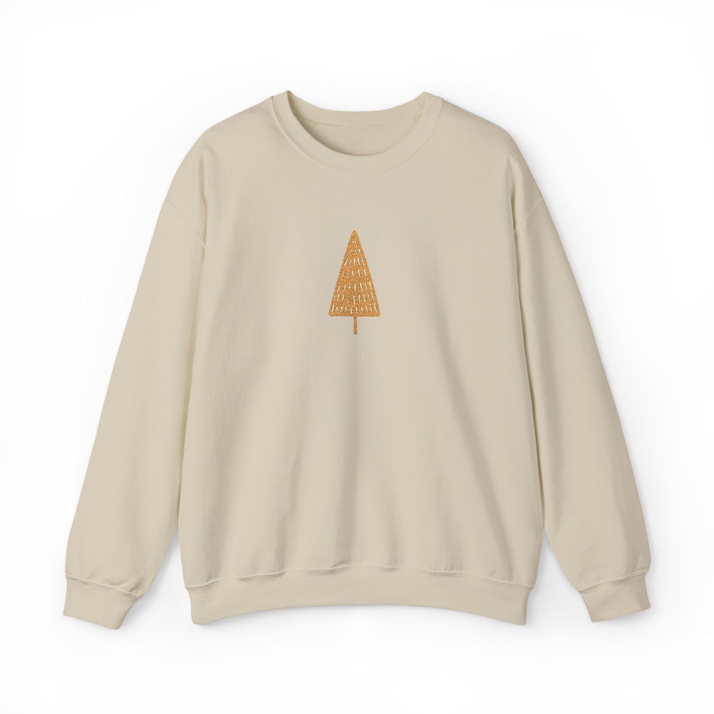 Embroidered Pine Sweatshirt Gift For Niece Christmas Crewneck Present For Daughter Boho Holiday Pullover Minimal Winter Outfit Cozy Style