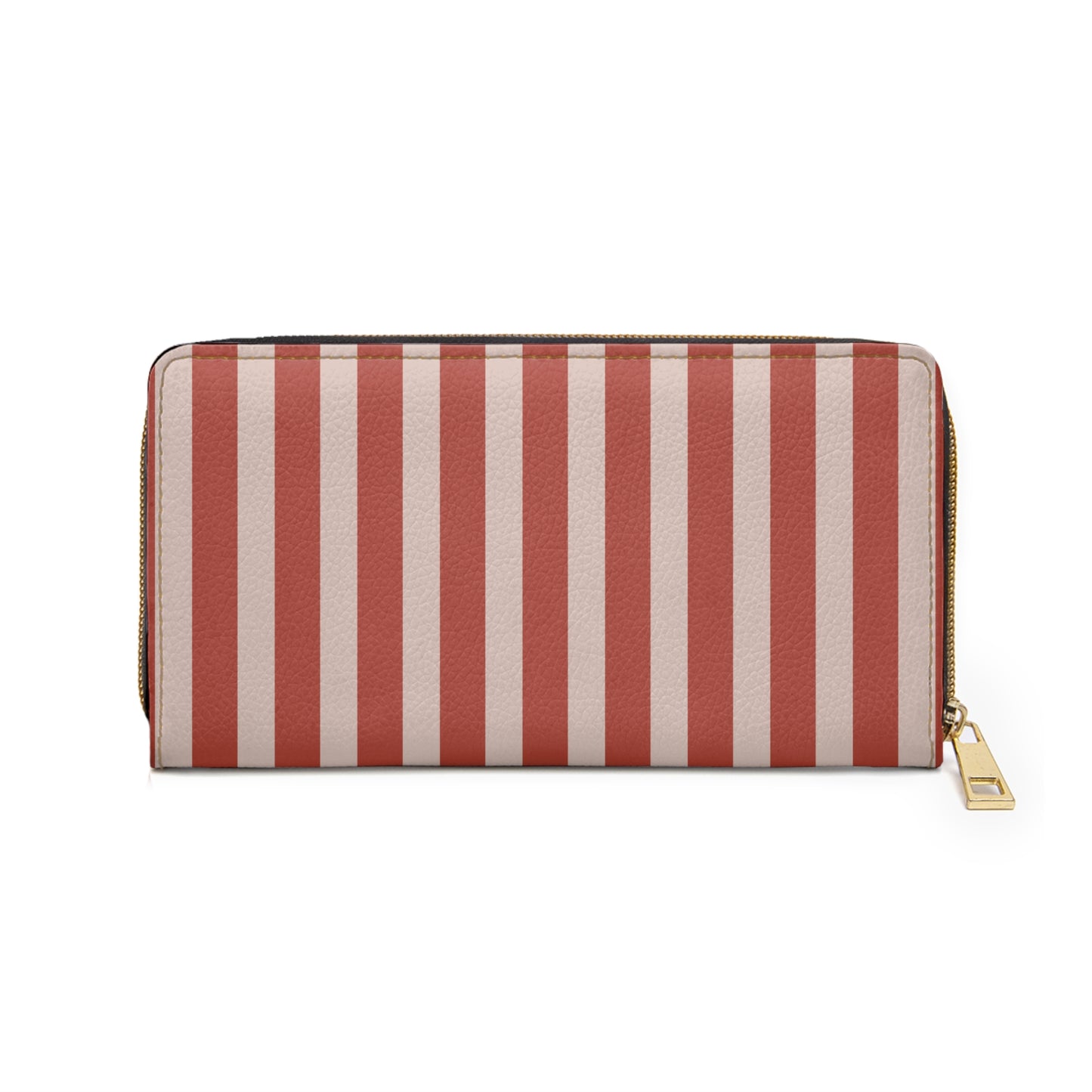 Striped Purse For Modern Fashion Pink Wallet Gift For Wife Summer Clutch Travel Organizer Birthday Present For Sister Daily Accessory Idea