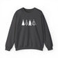 Nordic Christmas Tree Sweatshirt Girlfriend Gift Minimal Holiday Crewneck Scandinavian Winter Sweater Cozy Festive Pullover Modern Xmas Gift