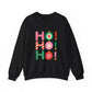 Colorful Ho Ho Ho Christmas Sweatshirt Cute Holiday Crewneck For Girlfriend Gift Fun Festive Pullover Winter Gift For Women Seasonal Top