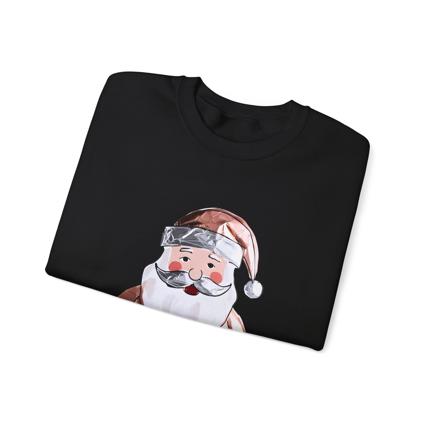 Blush Santa Sweatshirt For Cozy Holiday Style Cute Pink Christmas Pullover Whimsical Winter Crewneck Gift For Her Festive Fashion