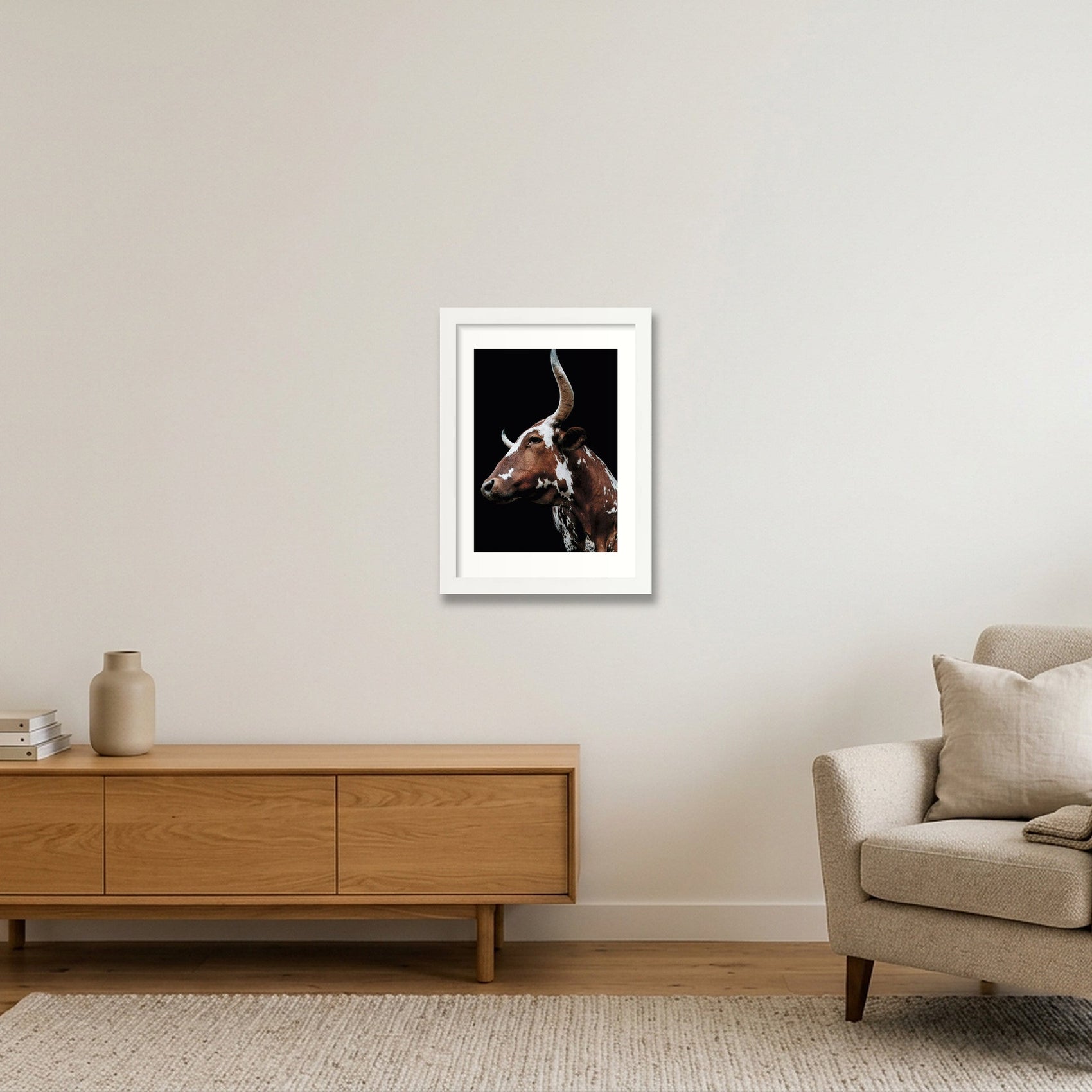 1592 — A4 (21×30cm, 8×12") White Frame
