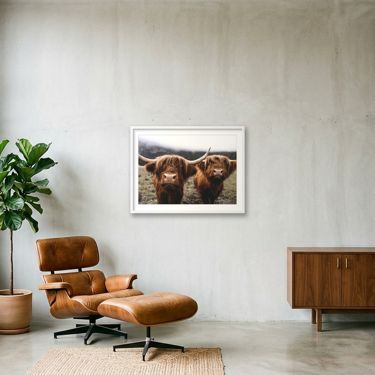 20 — 80×60cm, 31×24" White Frame