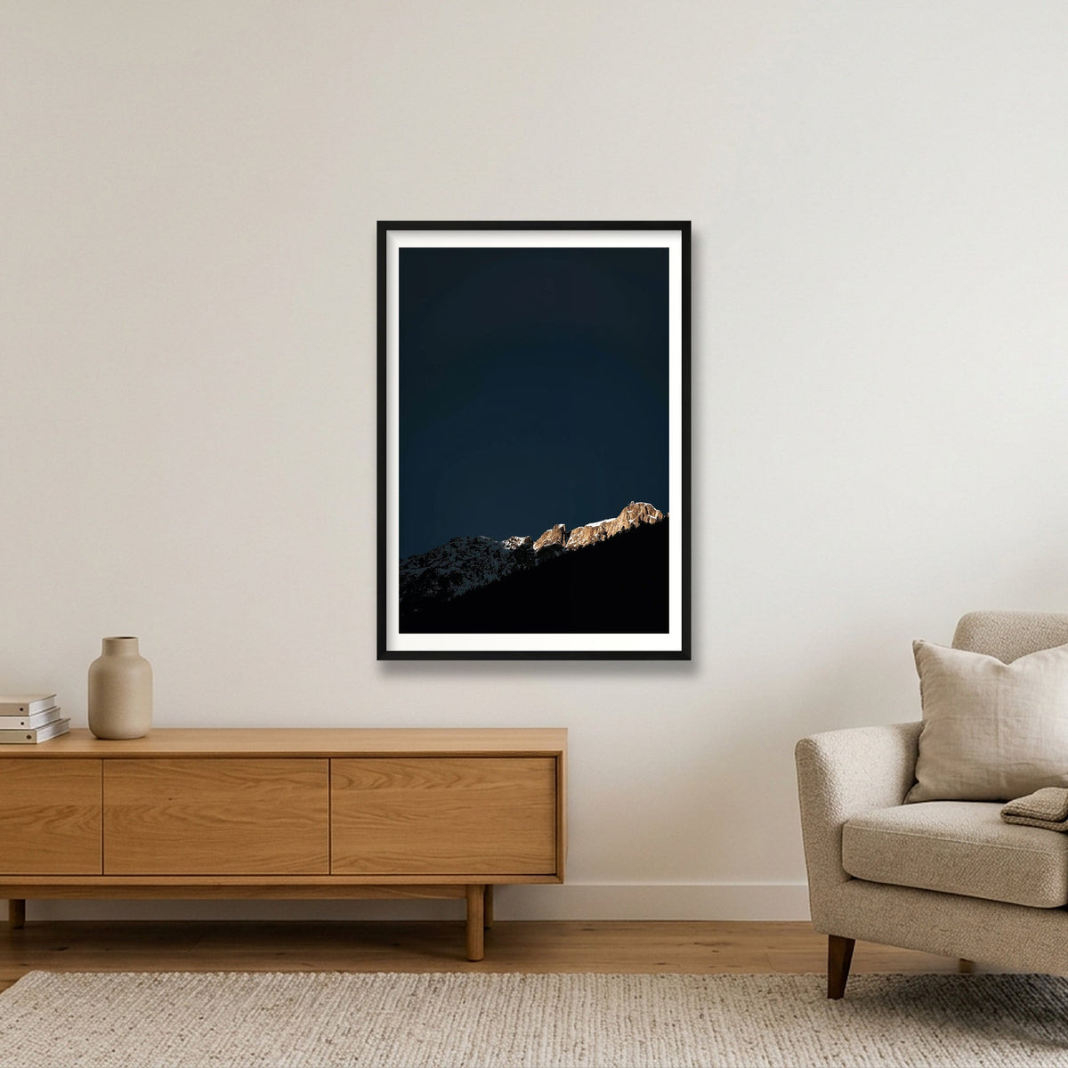 Chamonix Mont Blanc fine art photograph French Alps, print #426 by Kzara Visual