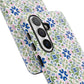 Mediterranean Floral Phone Case Portugal Cover Portuguese Tile Cover Italian Pattern iPhone Samsung Galaxy Google Pixel Summer Gift Tech