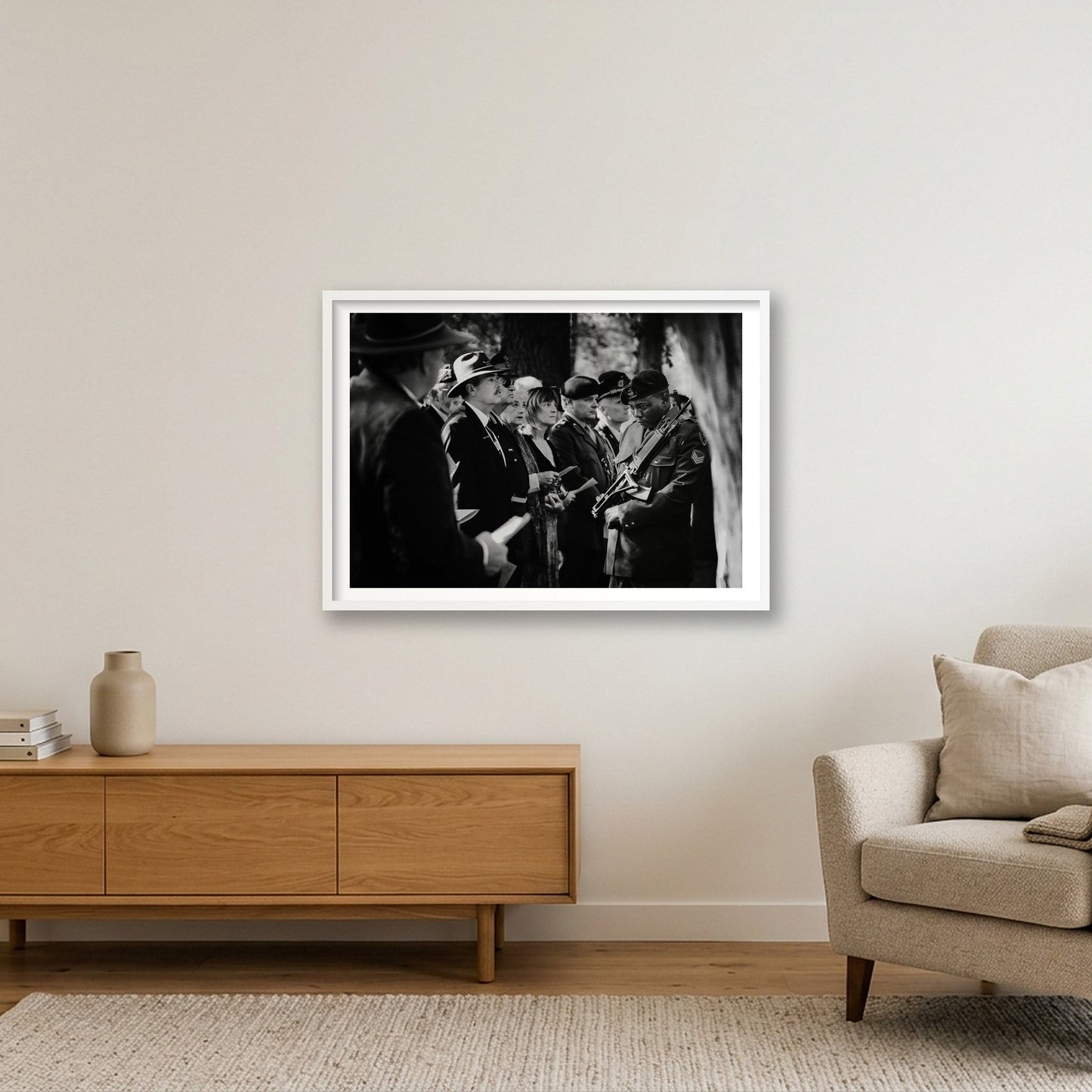 1855  — 84×59cm, 33×23" White Frame