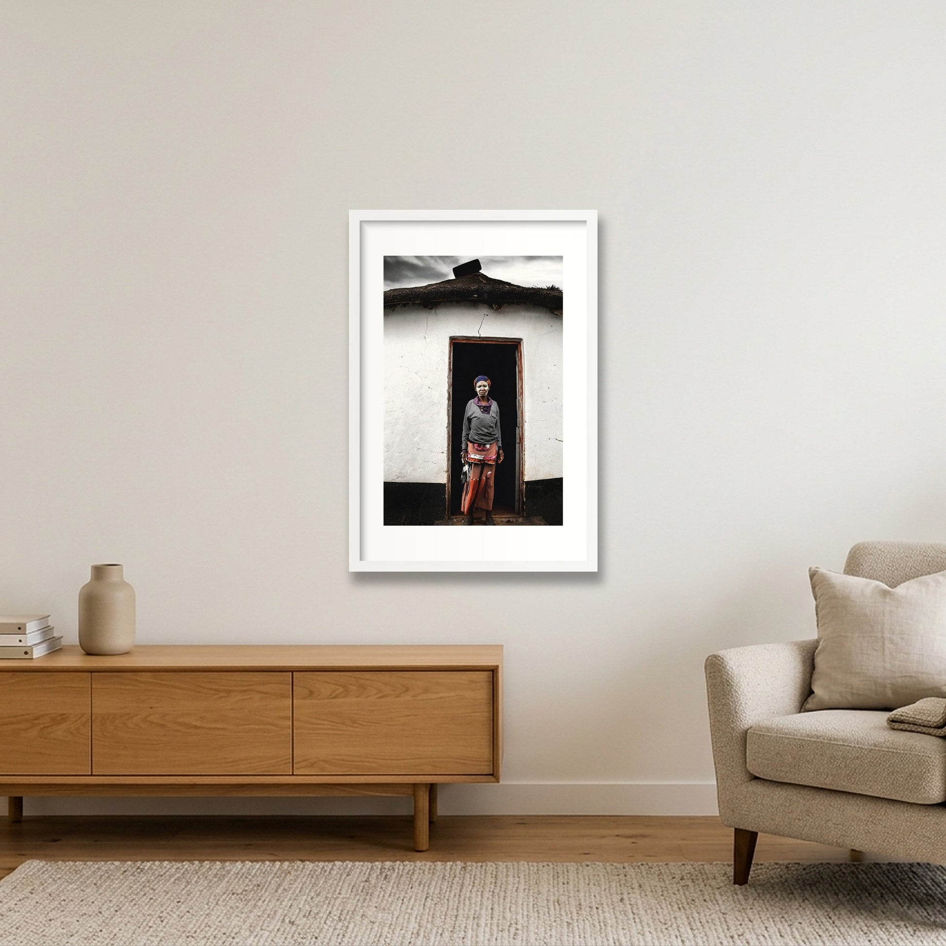90 — 40×60cm, 16×24" White Frame