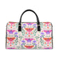 Butterfly Travel Bag Weekend Getaway Gift Floral Duffel Summer Vacation Carryall Overnight Luggage Garden Lover Present Womens Accessory