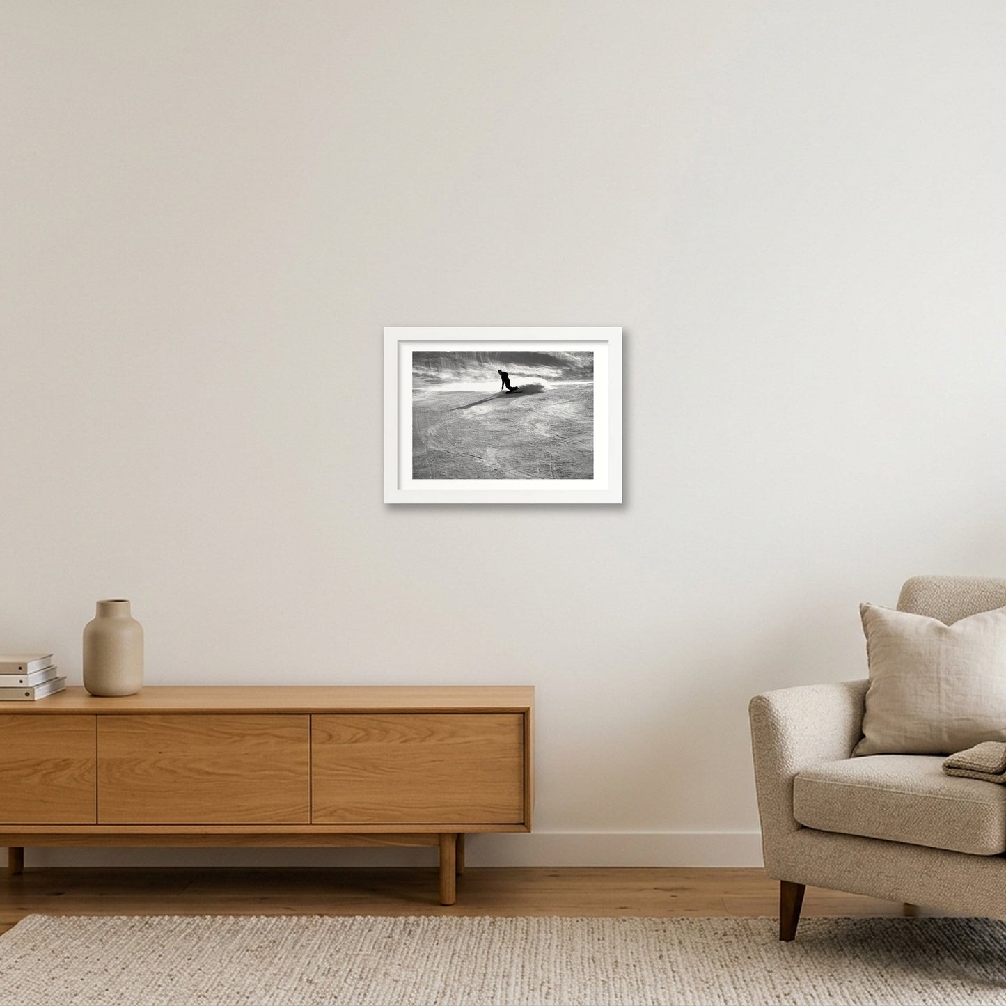 453 — A4 (30×21cm, 12×8") White Frame