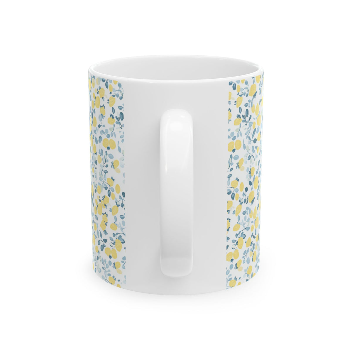 Lemon Floral Coffee Mug Gift For Teacher Appreciation Gift Mug Citrus Cottagecore Cup Mediterranean Kitchen Gift Summer Fruit Mug For Her