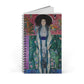 Art Nouveau Lady Journal Vintage Fine Art Lined Notebook Elegant Portrait Stationery Museum Lover Gift Romantic Writing Book For Women
