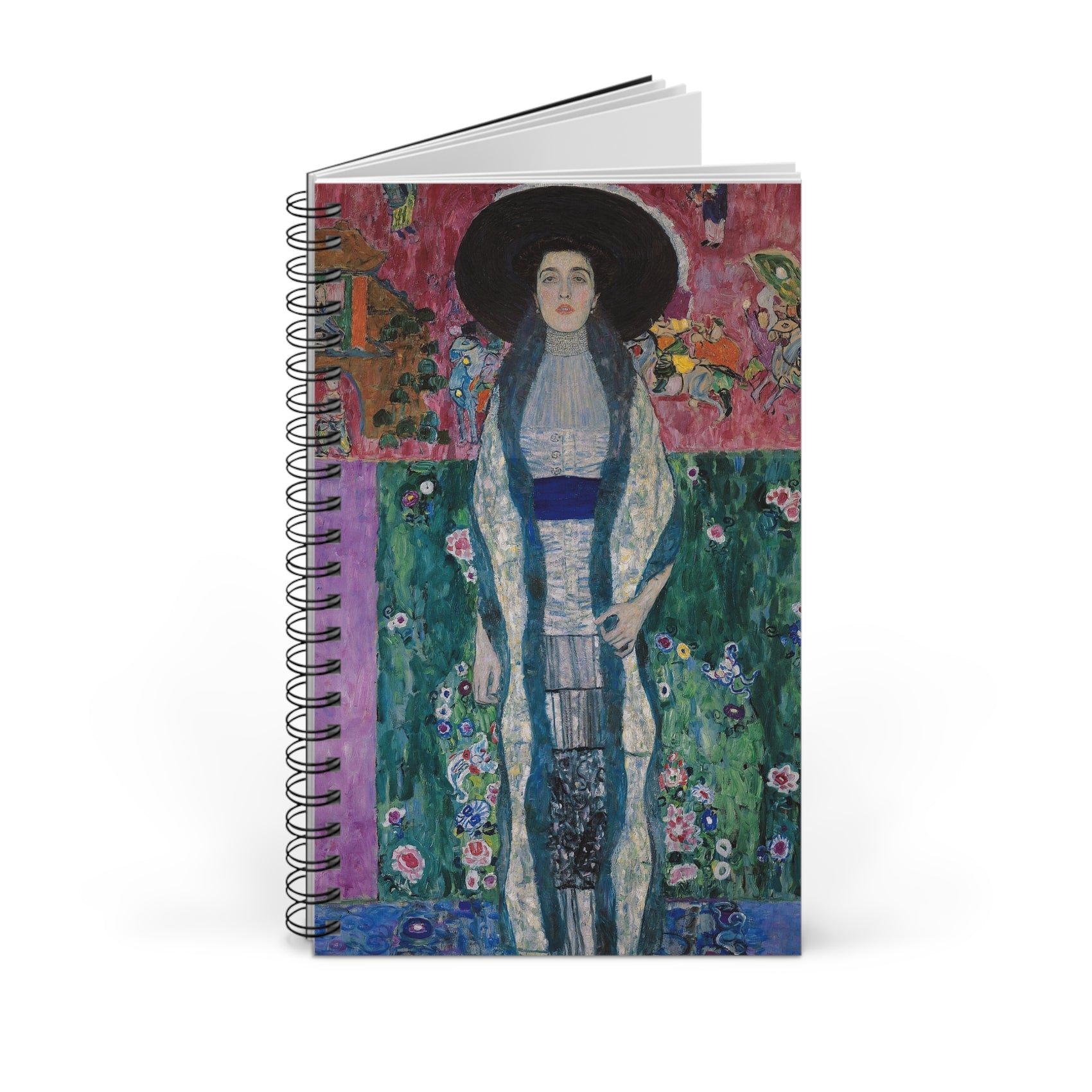 Art Nouveau Lady Journal Vintage Fine Art Lined Notebook Elegant Portrait Stationery Museum Lover Gift Romantic Writing Book For Women