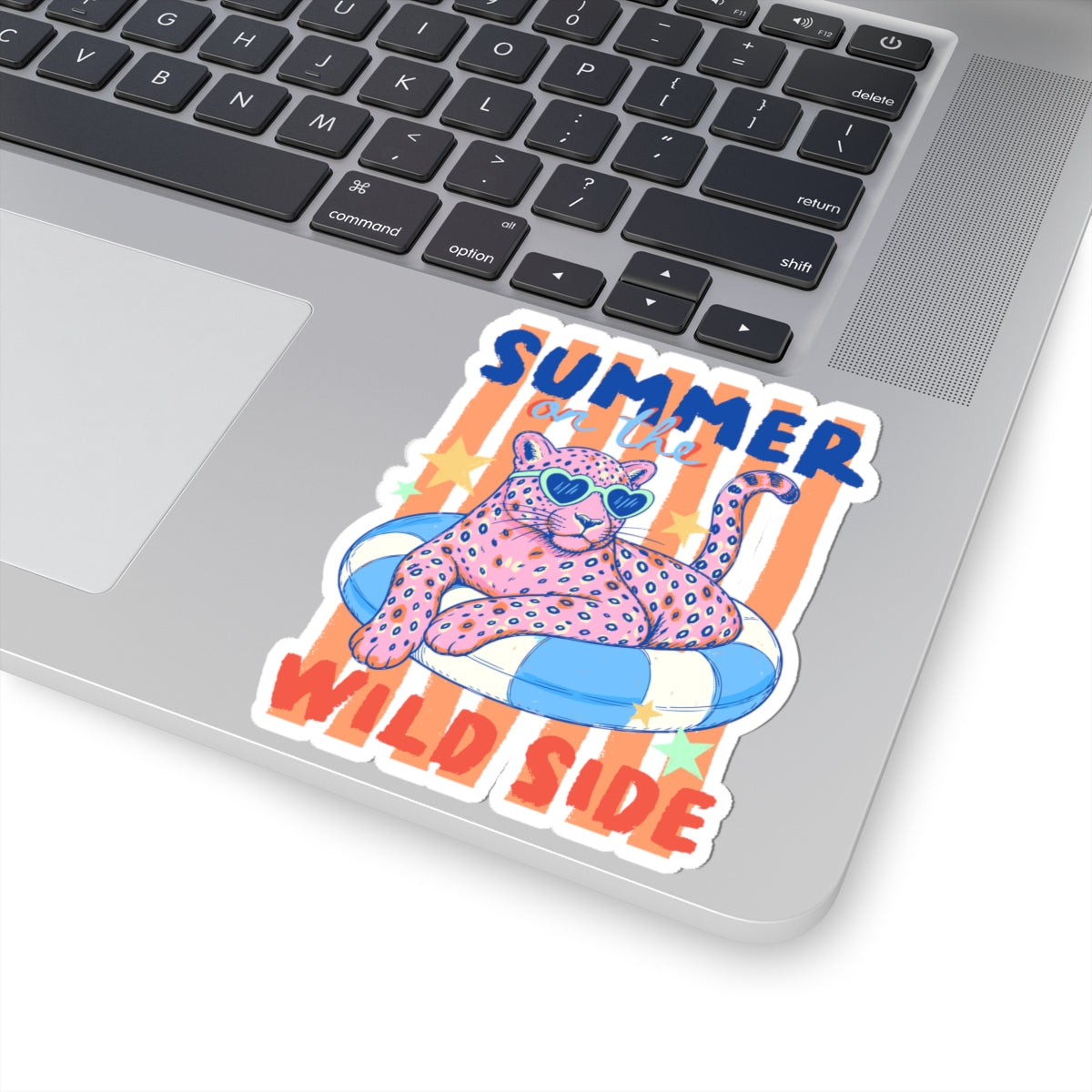Leopard Sticker Teen Gift Summer Vacation Decal Pool Party Favor Tropical Animal Present For Her Beach Trip Accessory Wild Cat Keepsake