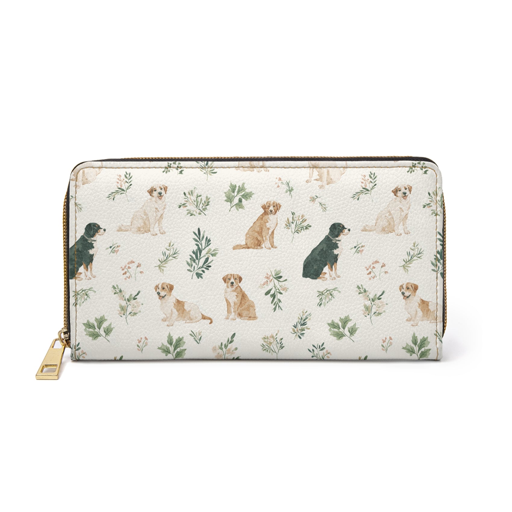 Labrador Purse Gift For Dog Mom Golden Retriever Wallet Birthday Gift For Her Floral Pup Design Clutch Gift For Dog Lover Travel Purse