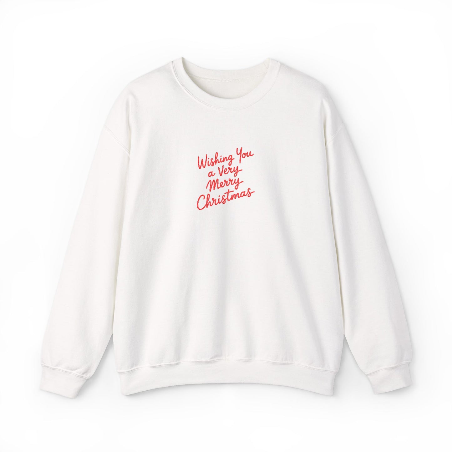 Very Merry Embroidered Sweatshirt Gift For Wife Christmas Crewneck Present For Girlfriend Handwritten Holiday Pullover Cozy Winter Top Style