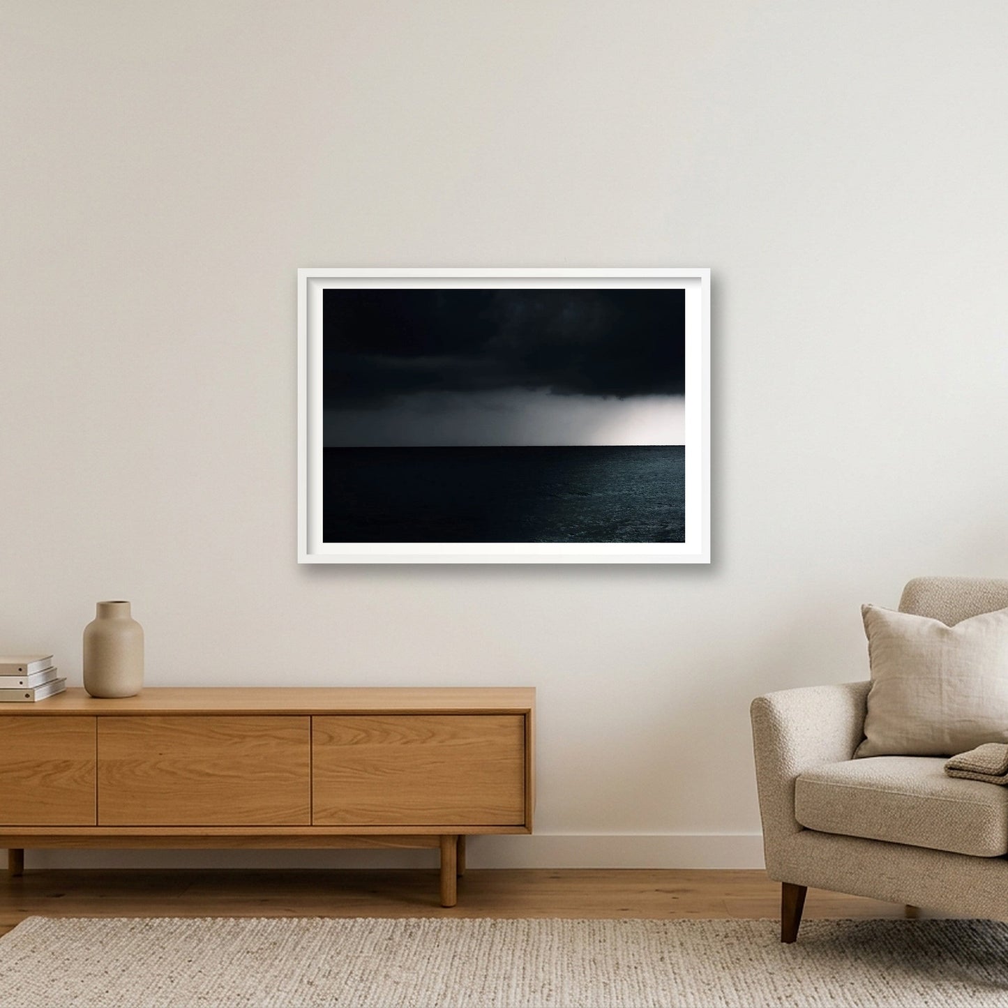 463 — 84×59cm, 33×23" White Frame