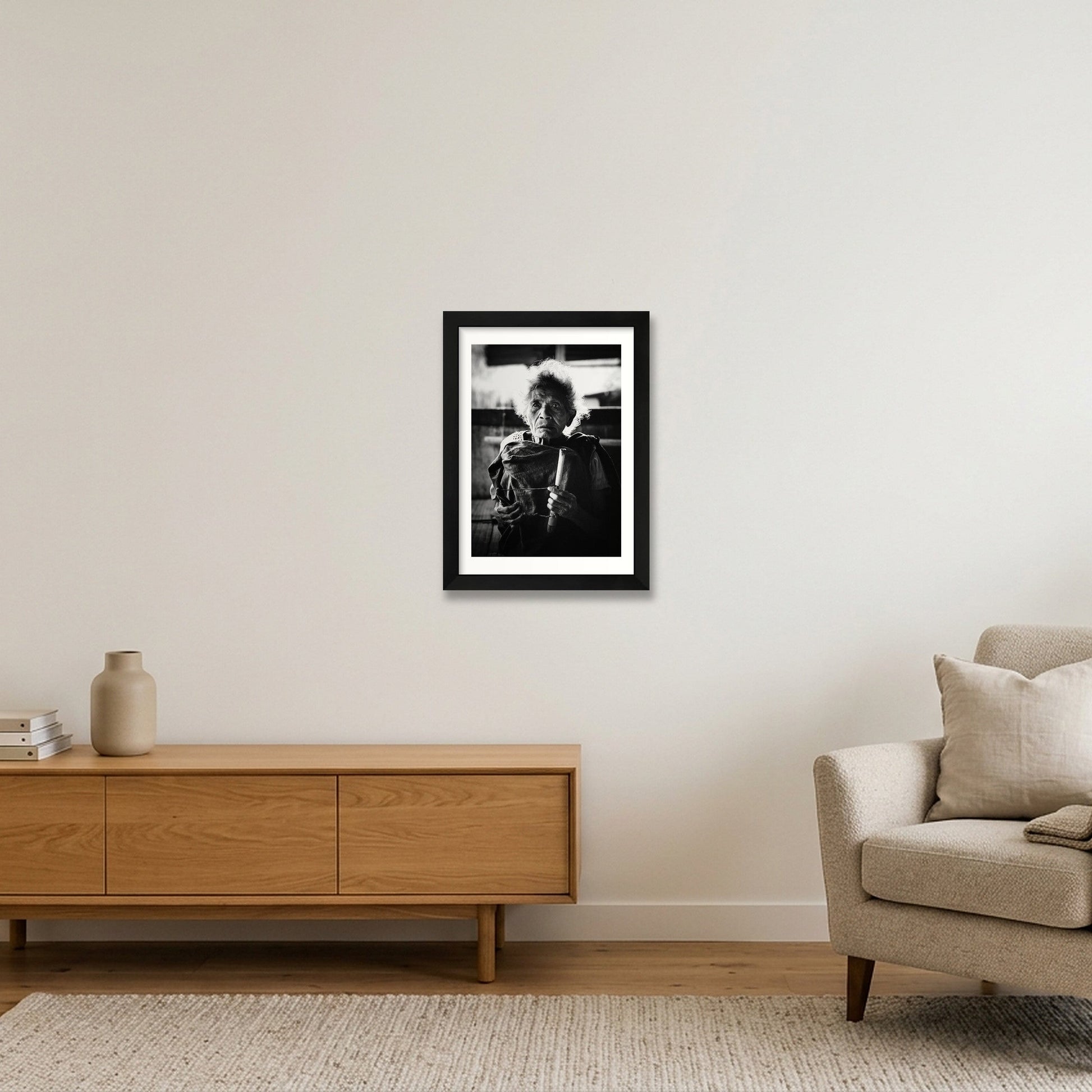 1916  — A4 (21×30cm, 8×12") Black Frame