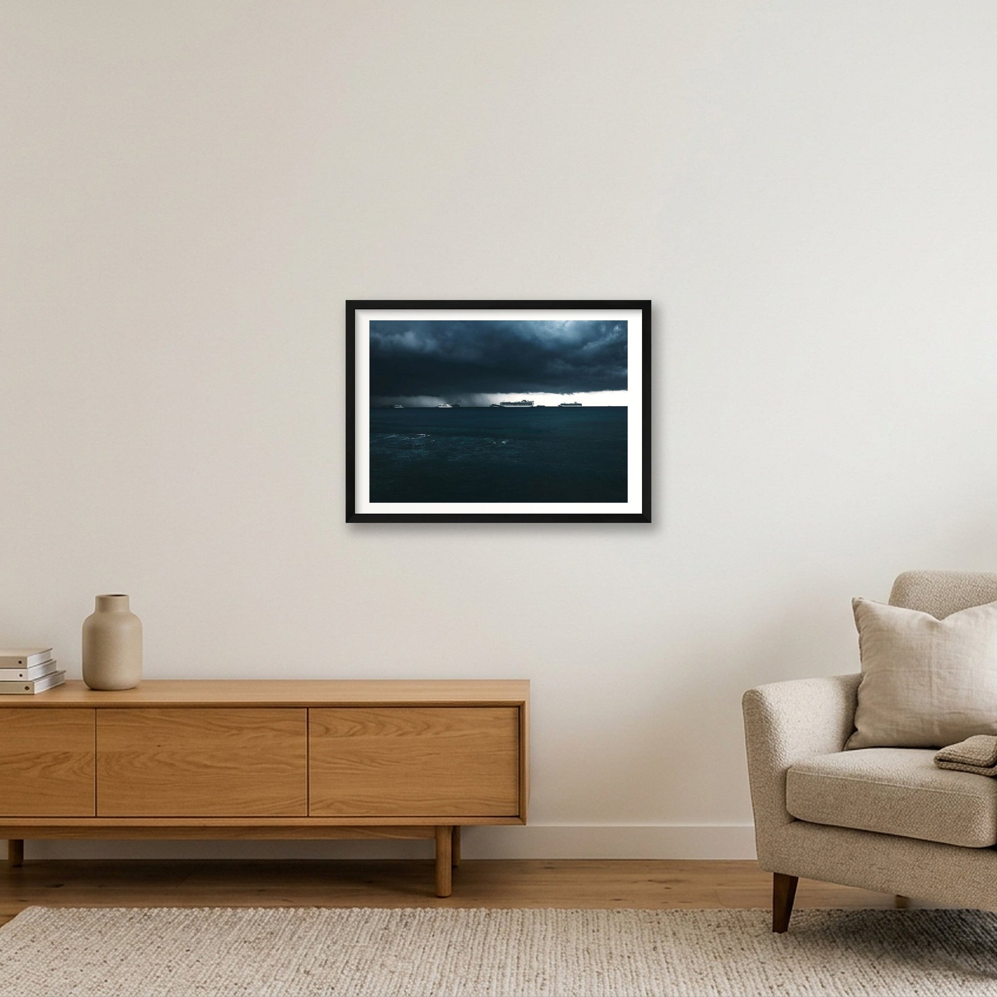 4 — 59×42cm, 23×17" Black Frame