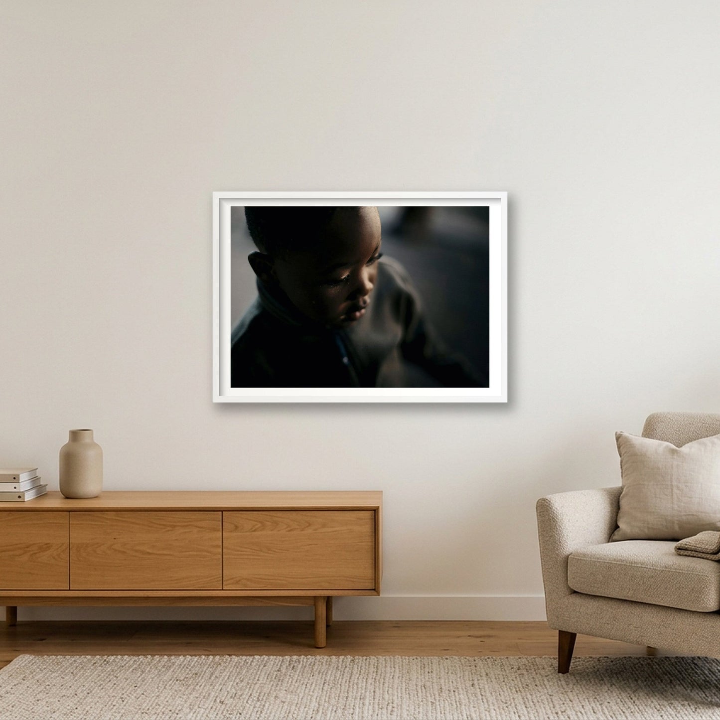 481 — 84×59cm, 33×23" White Frame