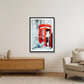 445 — 59×84cm, 23×33" Black Frame