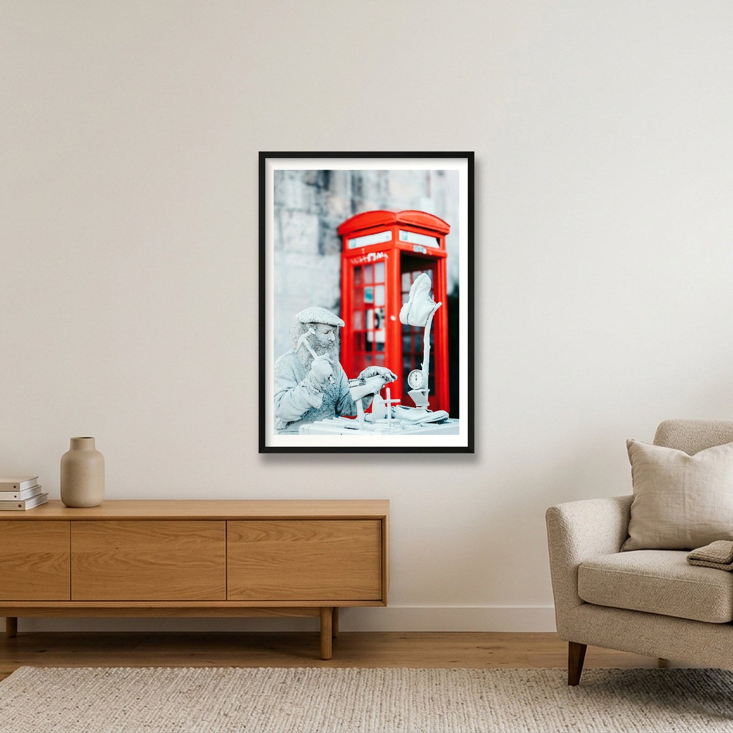 445 — 59×84cm, 23×33" Black Frame