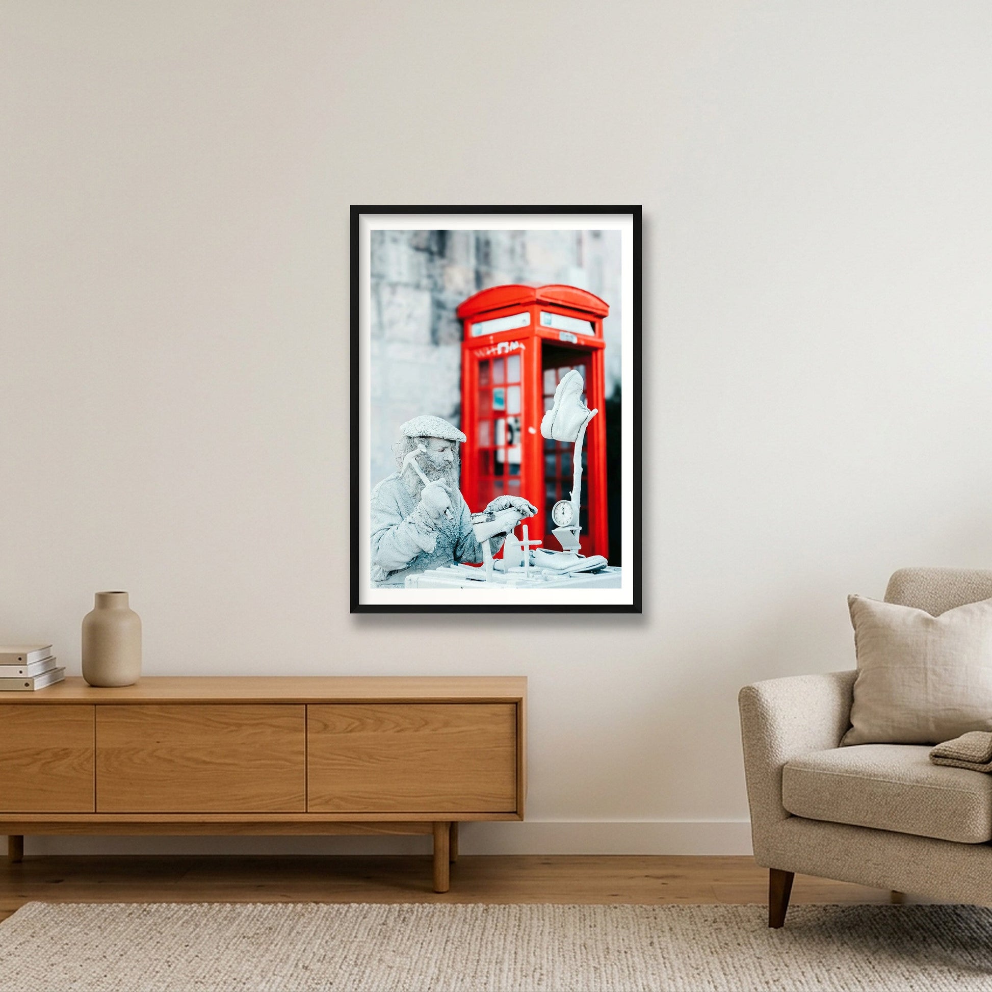 445 — 59×84cm, 23×33" Black Frame