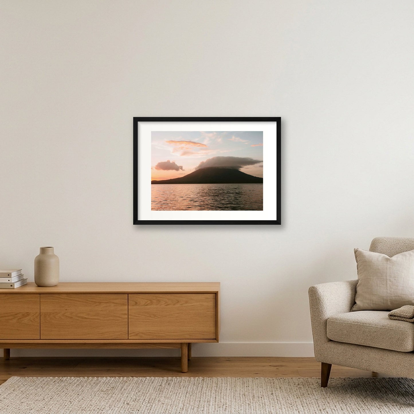 1283 — 59×42cm, 23×17" Black Frame