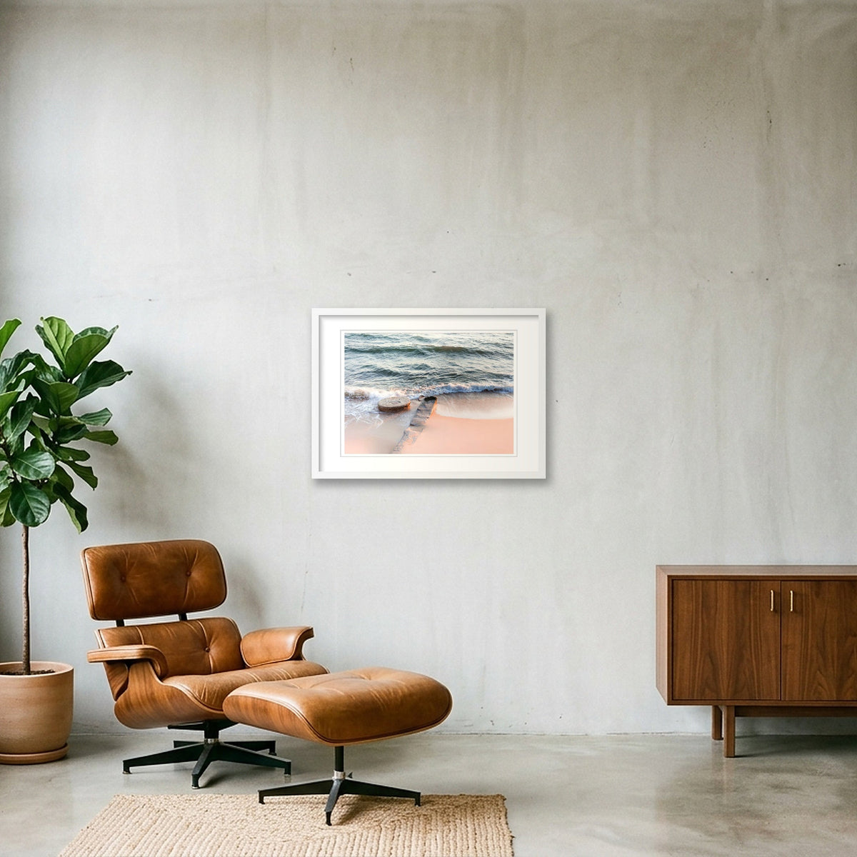 839  — 59×42cm, 23×17" White Frame