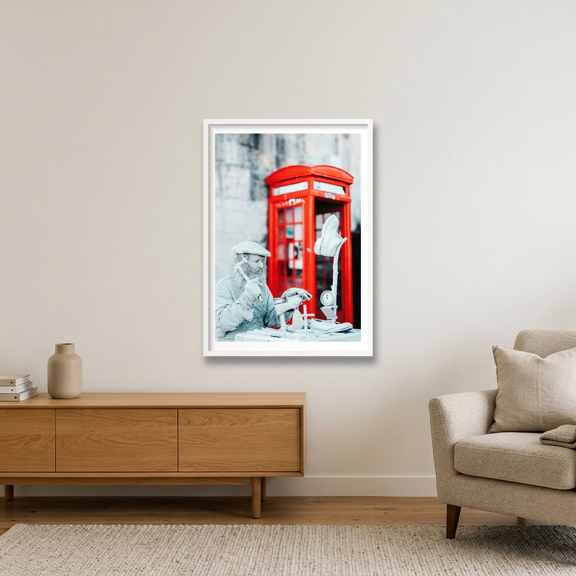 445 — 59×84cm, 23×33" White Frame