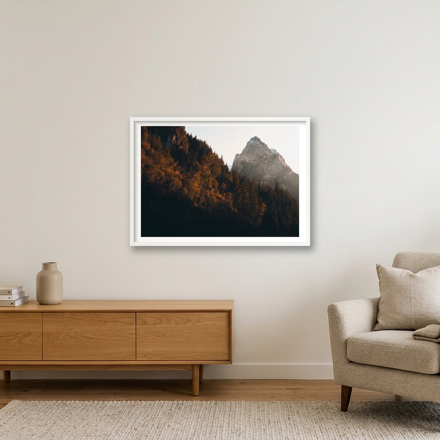 1285 — 84×59cm, 33×23" White Frame