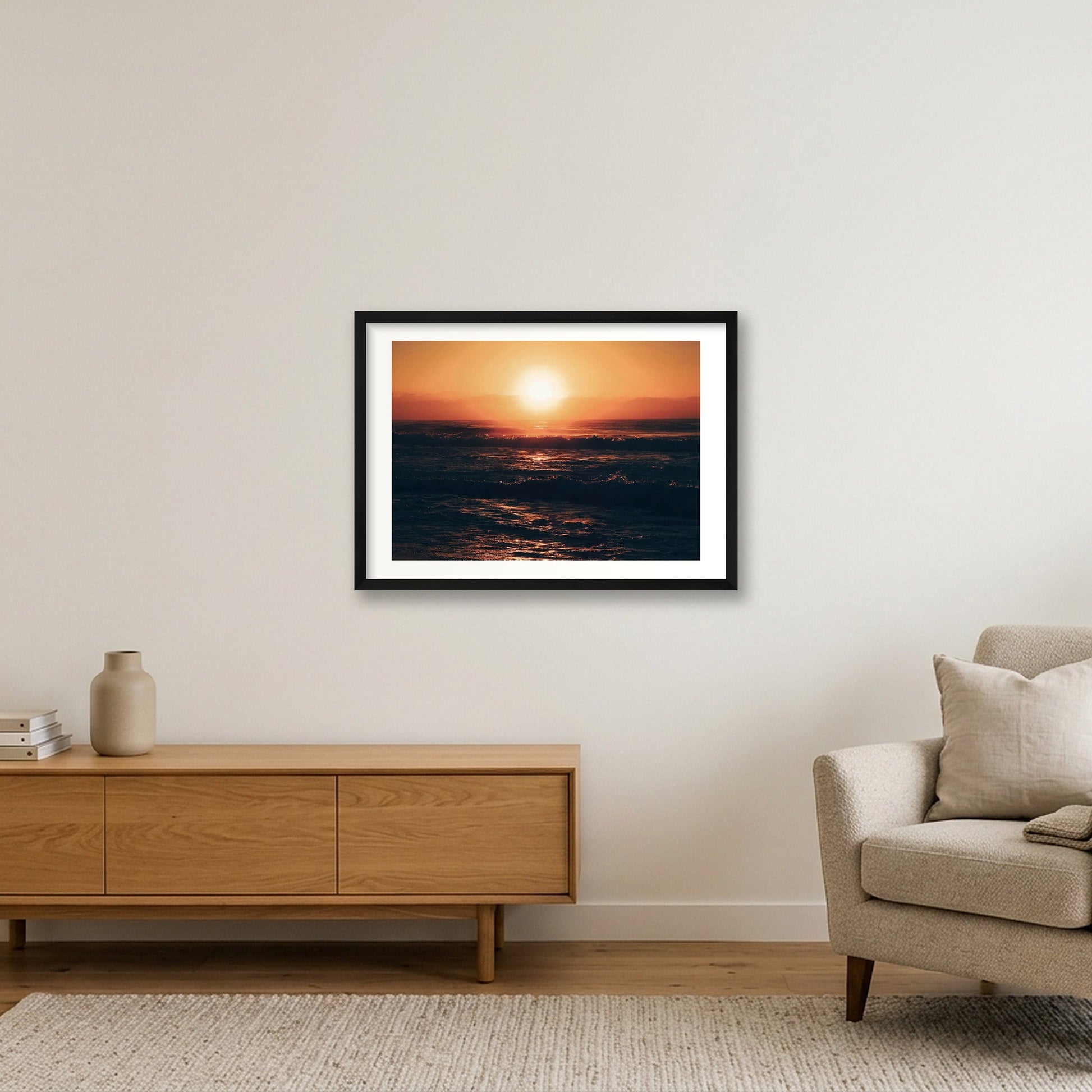 493 — 59×42cm, 23×17" Black Frame